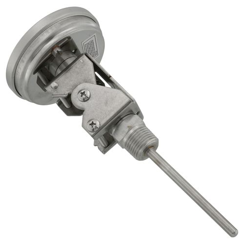 Main product image of B836, 3" Dial, 4" Adjustable Angle Bimetal Thermometer with Recal (0-Degree (F) to 200-Degree (F) & -20-Degree (C) to 95-Degree (C))