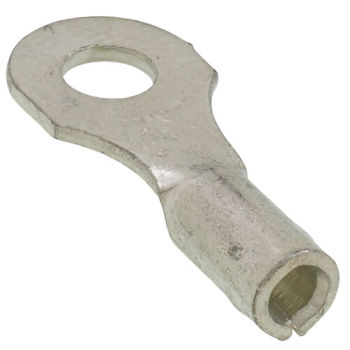 Main product image of #6 Bolt Hole Non-Insulated Copper Ring Terminal, 18-14 AWG
