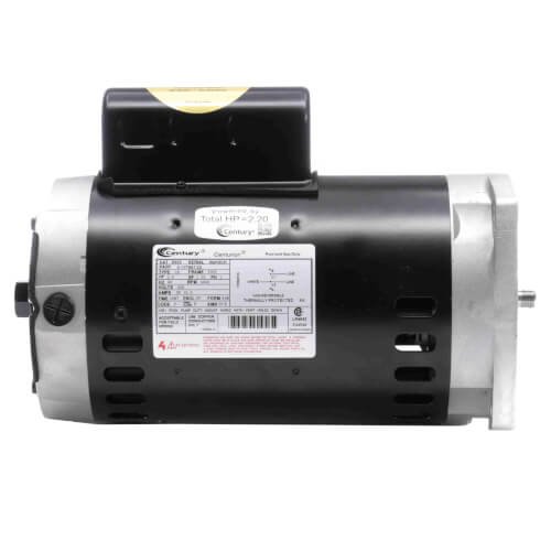 B855 Century B855 2 HP 230v Pool Pump Motor, 1 PH, 3600 RPM, 56Y