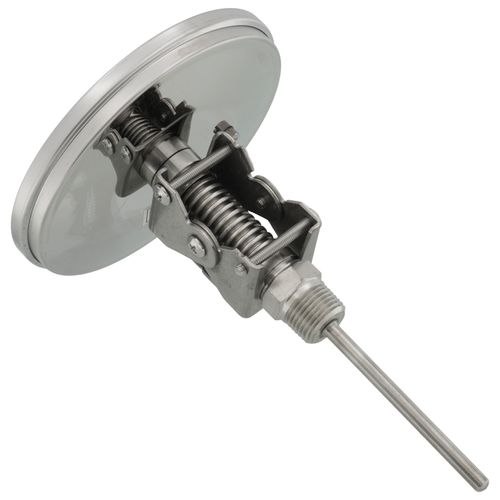 Main product image of B856, 5" Dial, 4" Adjustable Angle Bimetal Thermometer with Recal (20-Degree (F) to 240-Degree (F) & -10-Degree (C) to 115-Degree (C))