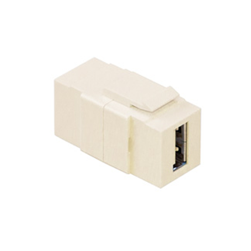 Main product image of USB Feedthrough Quickport, Connector (Ivory) Housing