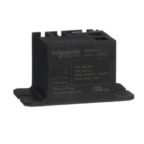 Main product image of Harmony 9A Electromechanical Power Relay w/ Flanged Mount & Sealed Cover (30A, SPST-NO, 12 VAC)