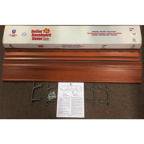 BB43 - Cover Luxe (Better Baseboard Covers) BB43 - 4 Ft. Kit Cover Set ...