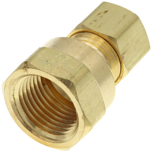Main product image of 3/8" OD x 3/8" FIP Brass Compression Connector, Lead Free