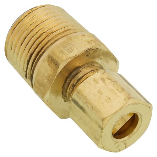 Main product image of 1/4" OD x 3/8" MIP Brass Compression Connector, Lead Free