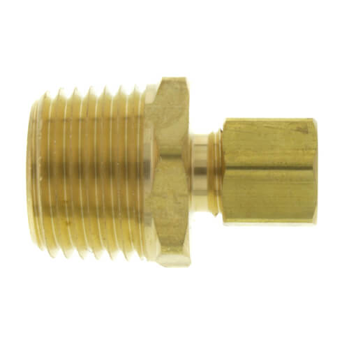 Main product image of 1/4" OD x 1/2" MIP Brass Compression Connector, Lead Free