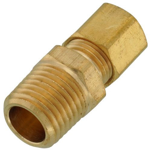Main product image of 1/4" OD x 1/4" MIP Brass Compression Connector, Lead Free
