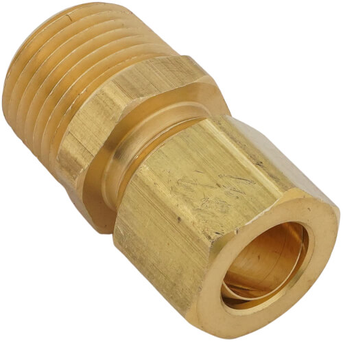 Main product image of 1/2" OD x 1/2" MIP Brass Compression Connector, Lead Free