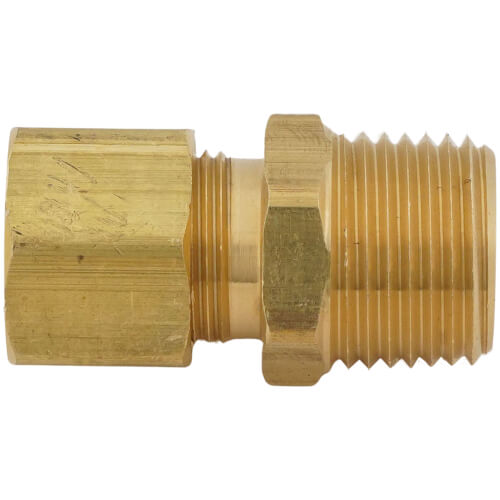 Main product image of 1/2" OD x 1/2" MIP Brass Compression Connector, Lead Free