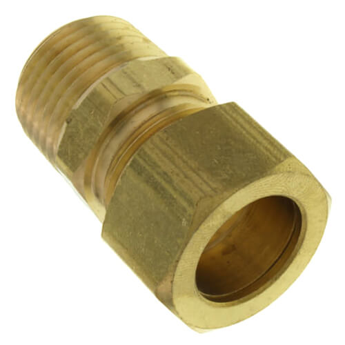 Main product image of 5/8" OD x 1/2" MIP Brass Compression Connector, Lead Free