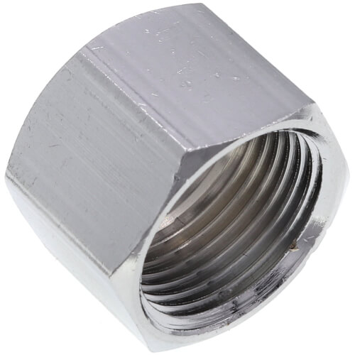 Main product image of 3/8" OD Chrome Plated Compression Nut, Lead Free