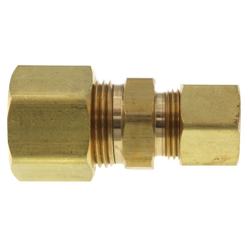 Main product image of 1/2" x 3/8" OD Brass Compression Union, Lead Free