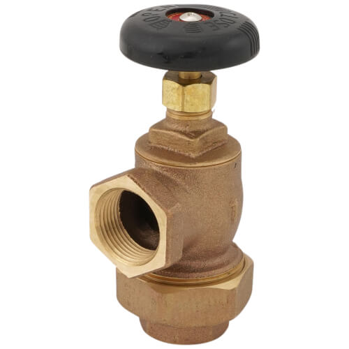 Main product image of 1" (Female Union x FIP) Steam Angle Convector Valve