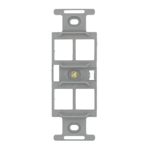Main product image of Quickport, Duplex Type 106 Insert, 4-port (Gray)