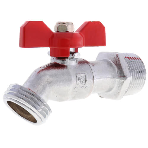 Main product image of 3/4" Chrome Plated Boiler Drain w/ T-Handle (Lead Free)