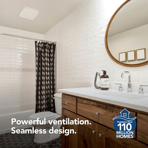 Main product image of 1.5 Sones Roomside Series Ventilation Fan Only, Energy Star (80 CFM)