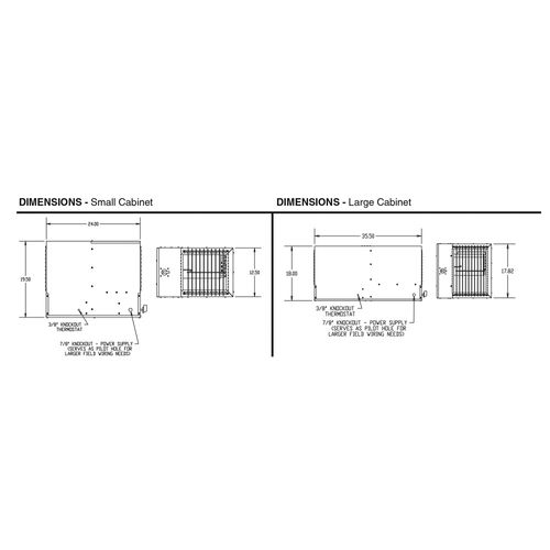 Main product image of BPH Series Plenum-Rated Unit Heater for Concealed Space Use, Zero Clearance (5kW, 208V/3Ph), BPH158324