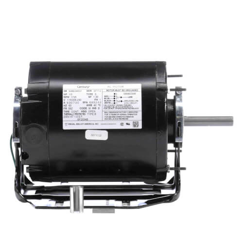 Main product image of 6-1/2" Split Phase Resilient Base Ball Bearing Motor (115/208-230V, 1725 RPM, 1/3 HP)