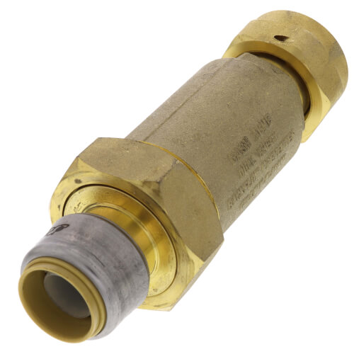 Main product image of 1" Swivel Nut x 3/4" Sharkbite BF5 Dual Check Backflow Preventer (Lead Free)