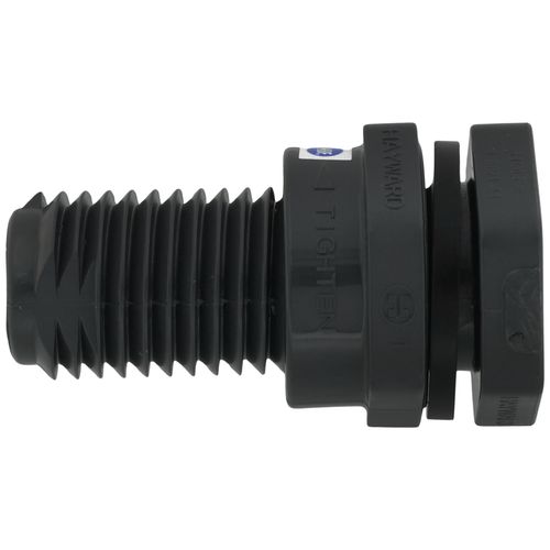 Main product image of 1/2" PVC Bulkhead Fitting w/ EPDM Gasket (Socket x Thread)