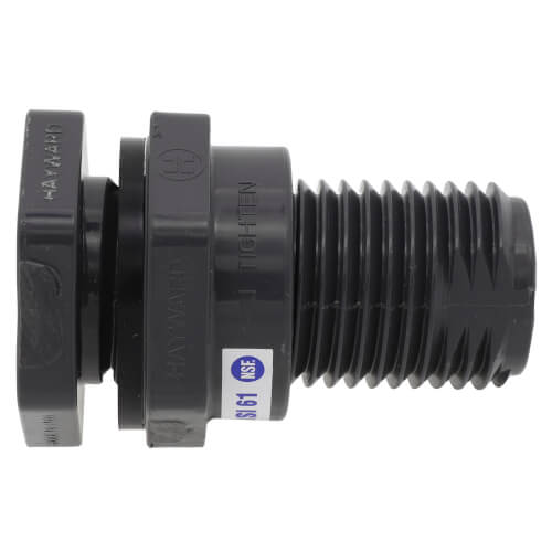 Main product image of 3/4" PVC Bulkhead Fitting w/ EPDM Gasket (Thread x Thread)