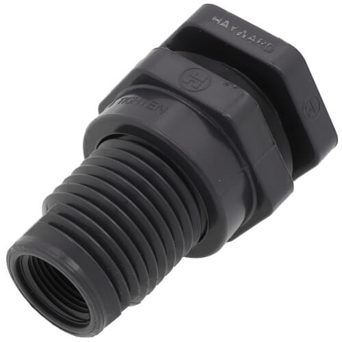 Main product image of 3/4" PVC Bulkhead Fitting w/ EPDM Gasket (Thread x Thread)