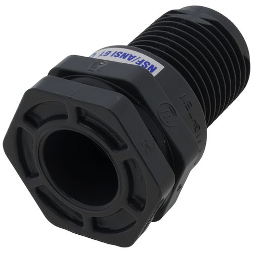 BFA1010CES Hayward BFA1010CES 1" PVC Bulkhead Fitting w/ EPDM