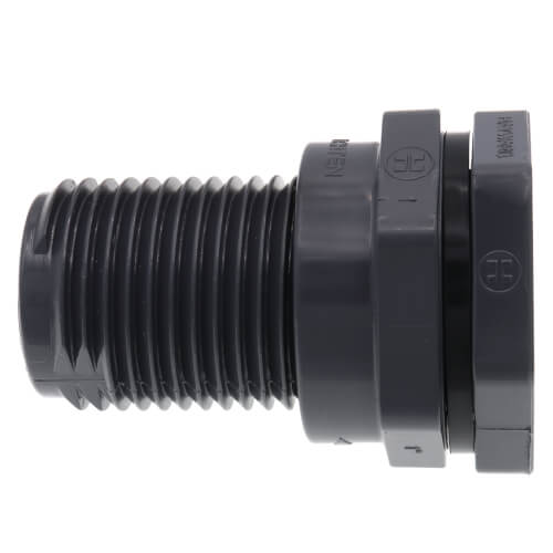 BFA1010SES Hayward BFA1010SES 1" PVC Bulkhead Fitting w/ EPDM Gasket (Socket x Socket)