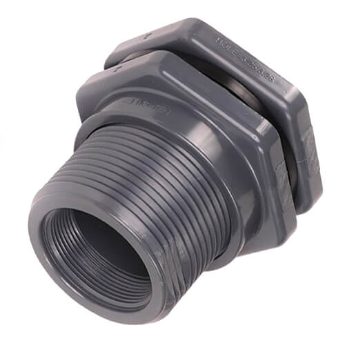 Main product image of 3/4" CPVC Bulkhead Fitting w/ EPDM Gasket (Thread x Thread)