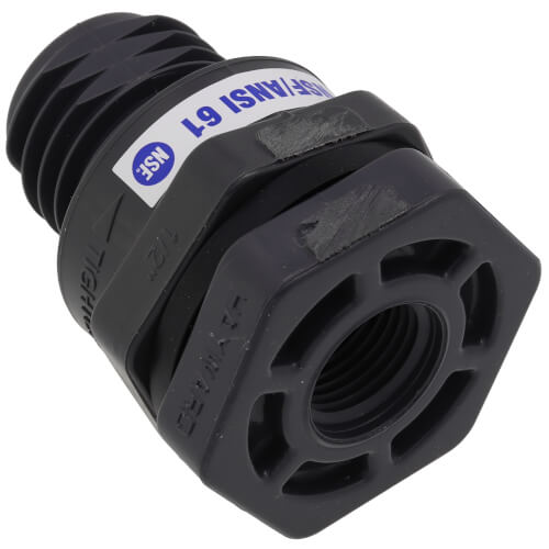 BFAS1007TES Hayward BFAS1007TES 3/4" PVC Bulkhead Fitting w/ EPDM