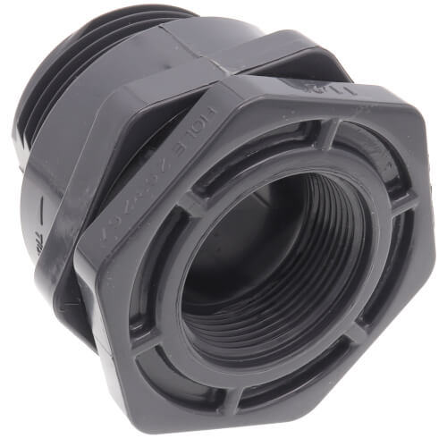 BFAS1015TES Hayward BFAS1015TES 11/2" PVC Bulkhead Fitting w/ EPDM