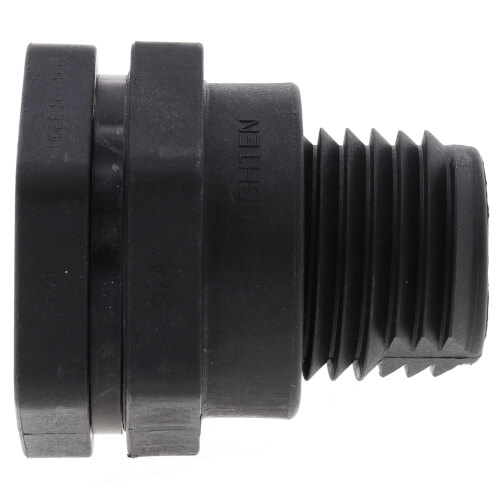 Main product image of 3/4" GFPP Bulkhead Fitting w/ EPDM Gasket (Thread x Thread)