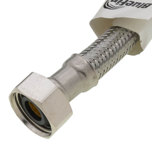 Main product image of 30" Braided Stainless Steel Hose Faucet Connector (3/8" Compression x 1/2" FIP)