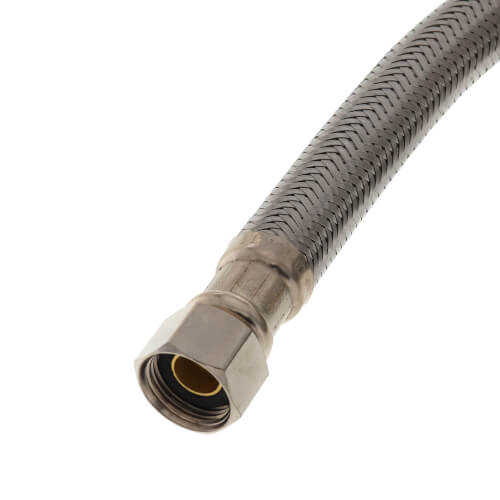 Main product image of 48" Stainless Steel Braided Hose Faucet Connector (3/8" Compression x 1/2" FIP)