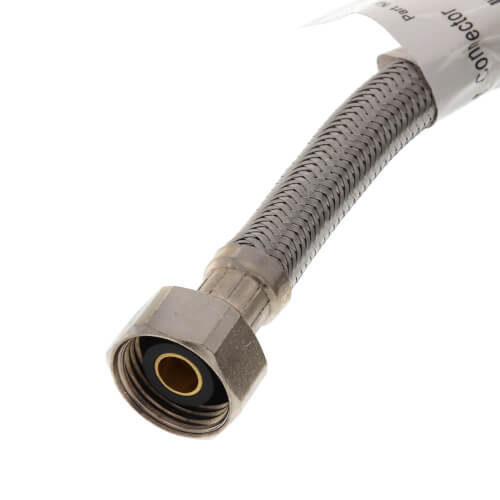 Main product image of 48" Stainless Steel Braided Hose Faucet Connector (3/8" Compression x 1/2" FIP)