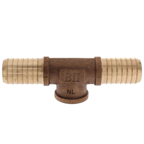 Main product image of 1" x 1" x 3/4" Insert x Insert x FPT Combination Tee (Lead Free)