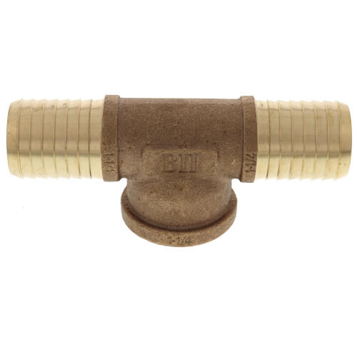 Main product image of 1-1/4" Insert x Insert x FPT Combination Tee (Lead Free)
