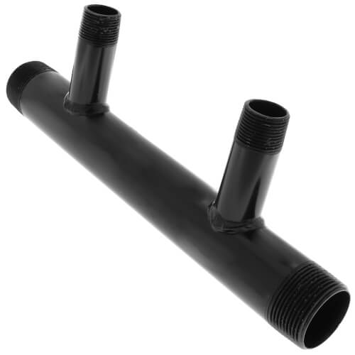 1-1/4" Boiler Header with 3/4" Outlets (2 Branches)