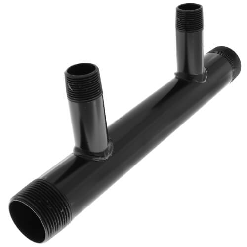 1-1/4" Boiler Header with 3/4" Outlets (2 Branches)