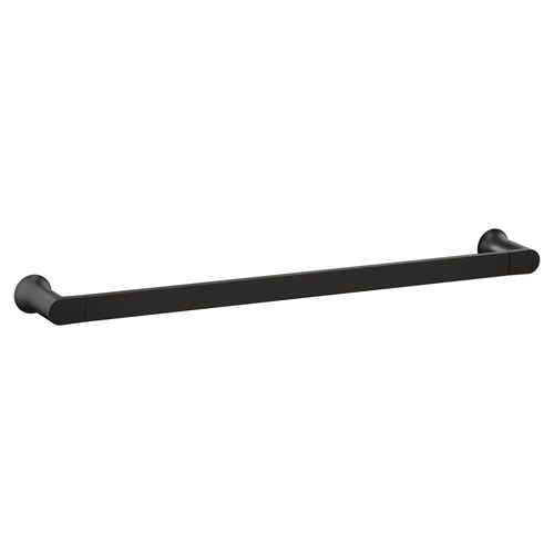 Moen Arlys Matte Black Towel Bar 24 In. L Zinc Stine Home + Yard : The Family Yo