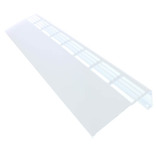 5 ft. Revital/Line Aluminum Baseboard Cover (Brite White)