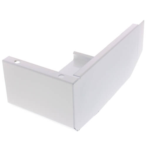 4" Right Side End Cap for Revital/Line Baseboard Heater Cover (Brite White)