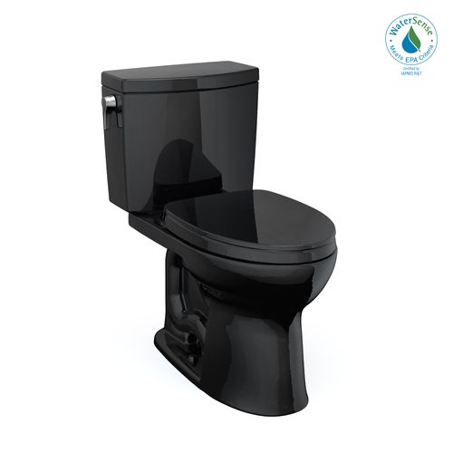 Main product image of MS454124CUF#51 Drake II 2-Piece Elongated 1.0 GPF Universal Height Toilet w/ SS124 Softclose Seat, Washlet+ Ready (Ebony)