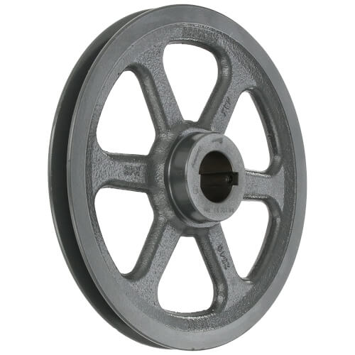 Main product image of 1 Groove Cast Iron Finished Bore Sheave w/ 1-3/16" Bore, 11.75" OD