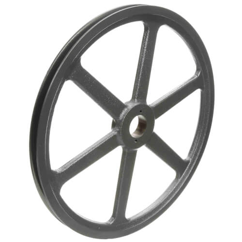 Main product image of 1 Groove Cast Iron Classical Gripbelt Sheave, 4L or A, 5L or B Belt, 15.75" OD