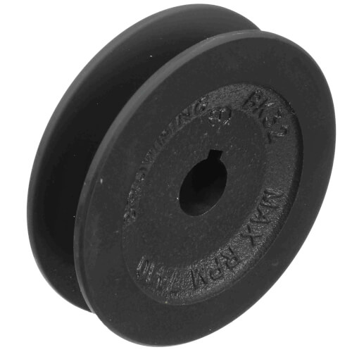 Main product image of 1 Groove Cast Iron Finished Bore Sheave w/ 5/8" Bore, 3.25" OD