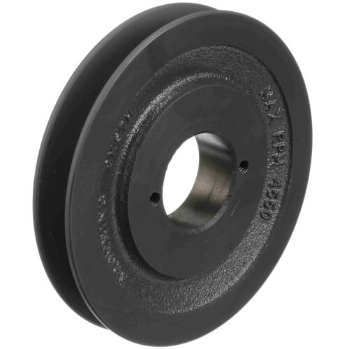 Main product image of 1 Groove Cast Iron Classical Gripbelt Sheave, 4L or A, 5L or B Belt, 5.45" OD