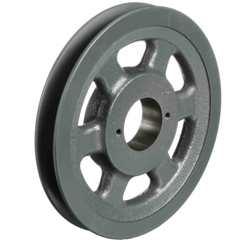 Main product image of 1 Groove Cast Iron Classical Gripbelt Sheave, 4L or A, 5L or B Belt, 6.75" OD