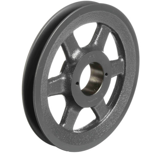Main product image of 1 Groove Cast Iron Classical Gripbelt Sheave, 4L or A, 5L or B Belt, 7.25" OD