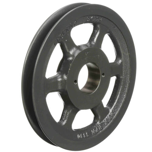 Main product image of 1 Groove Cast Iron Classical Gripbelt Sheave, 4L or A, 5L or B Belt, 7.45" OD
